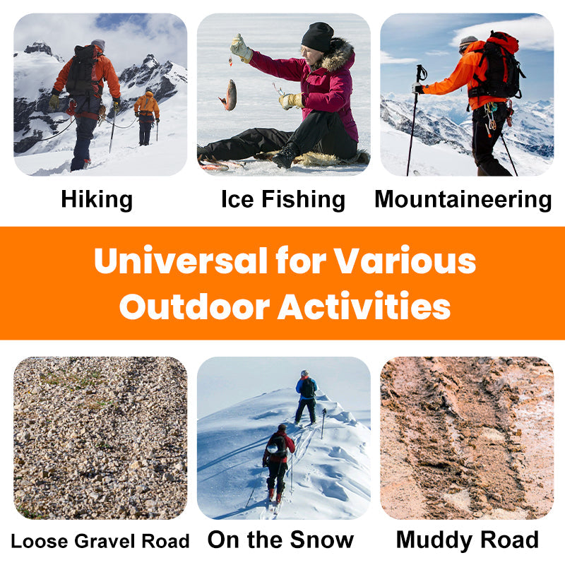 🔥HOT SALE🔥Rutschfeste Steigeisen für Outdoor-Schuhe & Stiefel