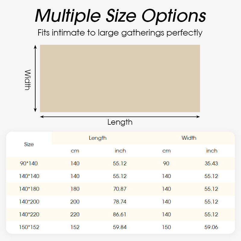 Freudige festliche klassische Weihnachtstischdecke