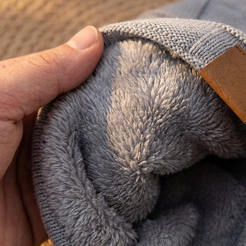 🔥Wintermütze mit Gesichtsschutz - hält Sie auch bei extremer Kälte bis zu -20°C warm.