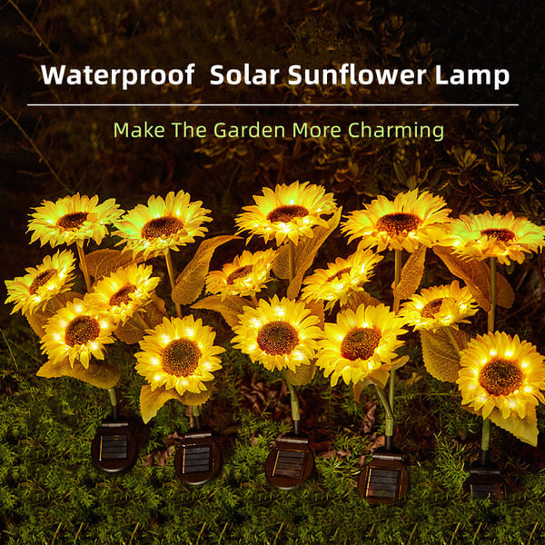 🌻60 % RABATT! ☀️ Wasserdichte Solarlampen – Realistische Blütenblätter, wetterfest (IP65) und leuchten automatisch 8–12 Stunden lang ☀️🌻