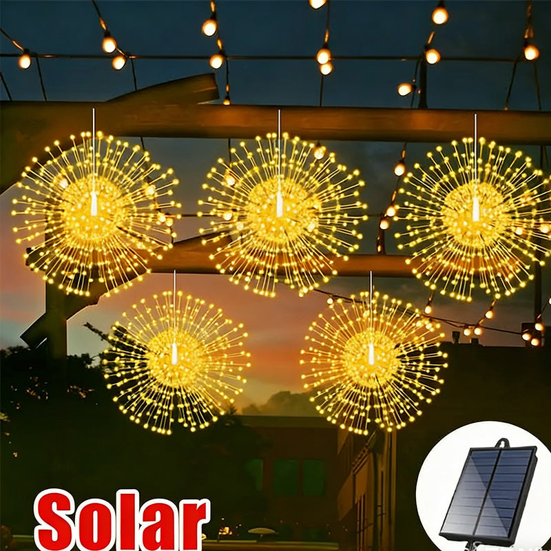 🎇Solarbetriebene, funkelnde Laternen für Gärten und Party