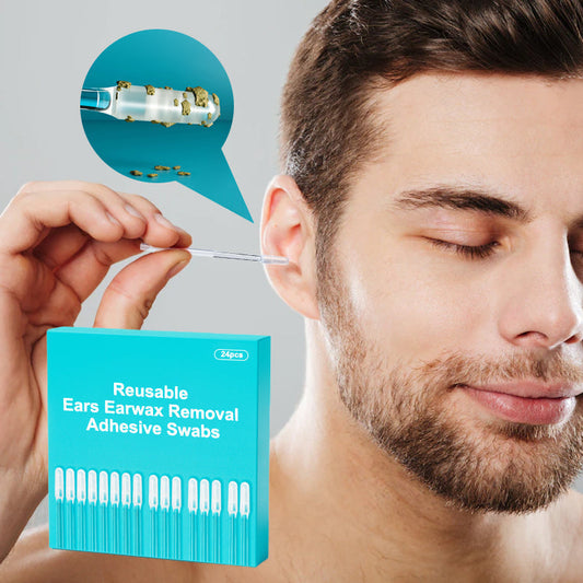 🏆 Begrenztes Angebot 👂 Ohrreiniger mit selbstklebenden Ohrstöpseln