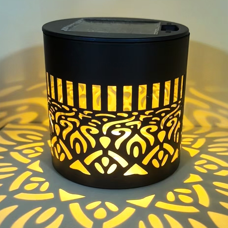 ☀️ Solar-Mandala-Leuchte für Garten und Terrasse – 2-in-1-Steh- und Wandleuchte – Dekorative Beleuchtung im Vintage-Look – Rostfrei und langlebig